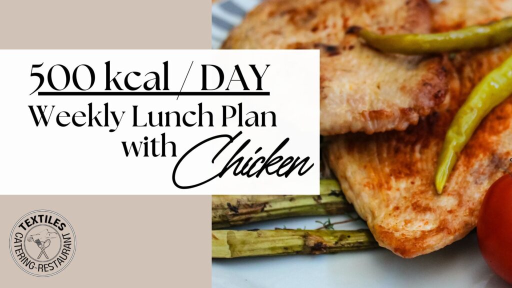 500 Kcal, lunch recipes Based on Chicken Healthy yet delicious meals not only help control calorie intake but also meet our daily energy needs. Chicken is an ideal base